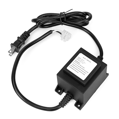 only fire Transformador de paisaje al aire libre 110120V a CA 24V2.5A, convertidor de fuente de alimentación impermeable de 60 vatios para