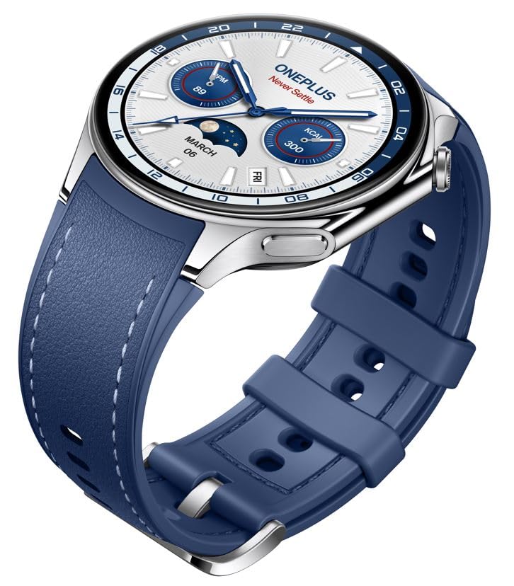 OnePlus Watch 2 Nordic Blue, Blue / Silver - Image 3