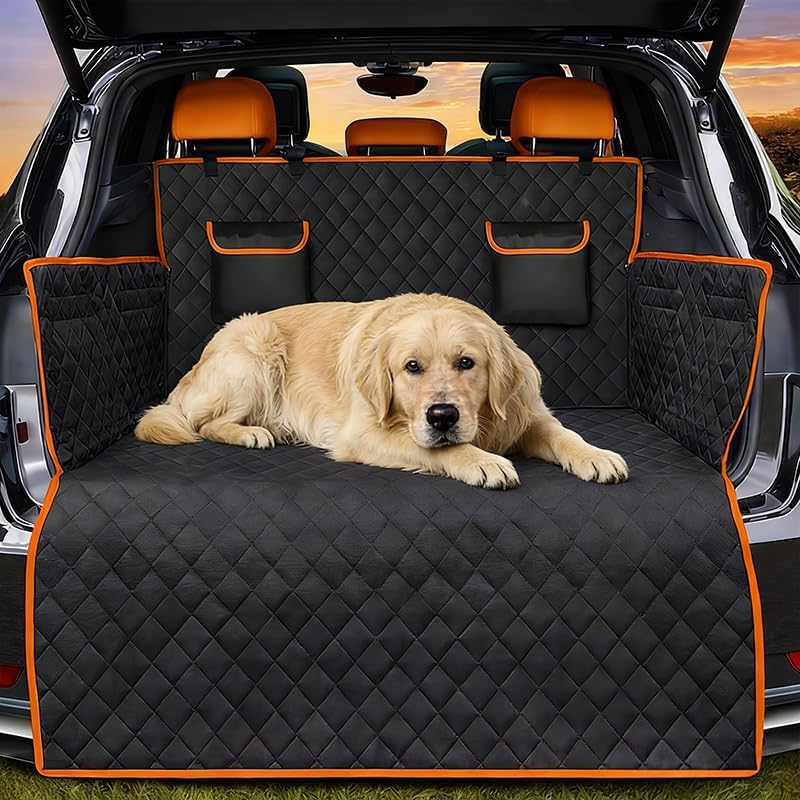 Car Boot Protector for GMC Yukon 2000–2025, Dog Trunk Seat Cover Mat, Non-Slip Waterproof Pet Cargo Cover Liner, Dog Car Boot Cover for Car SUV Van,B
