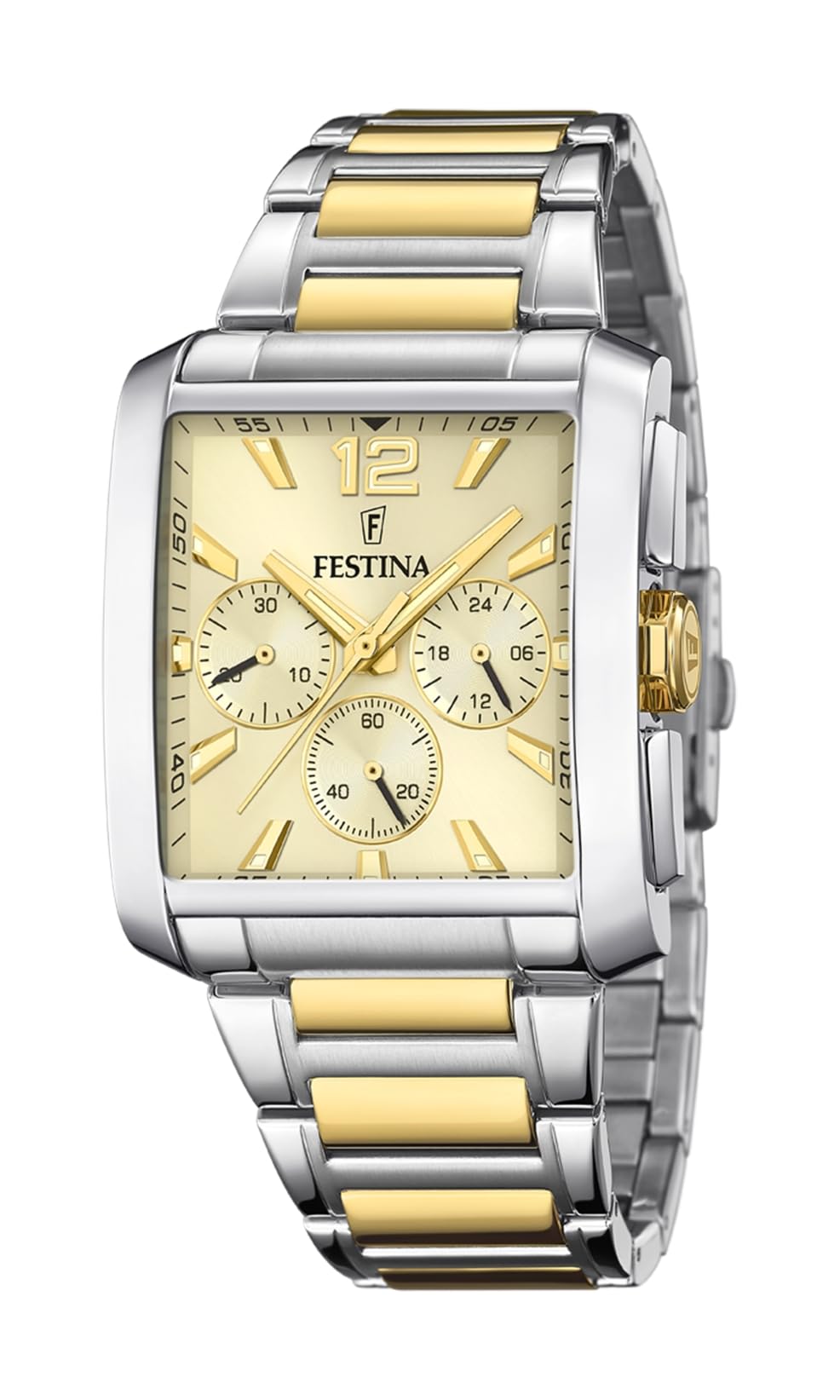 Festina Orologio Uomo Argento-Oro F20637/2: Eleganza Quarzo Con Bracciale In Acciaio Inox - 5