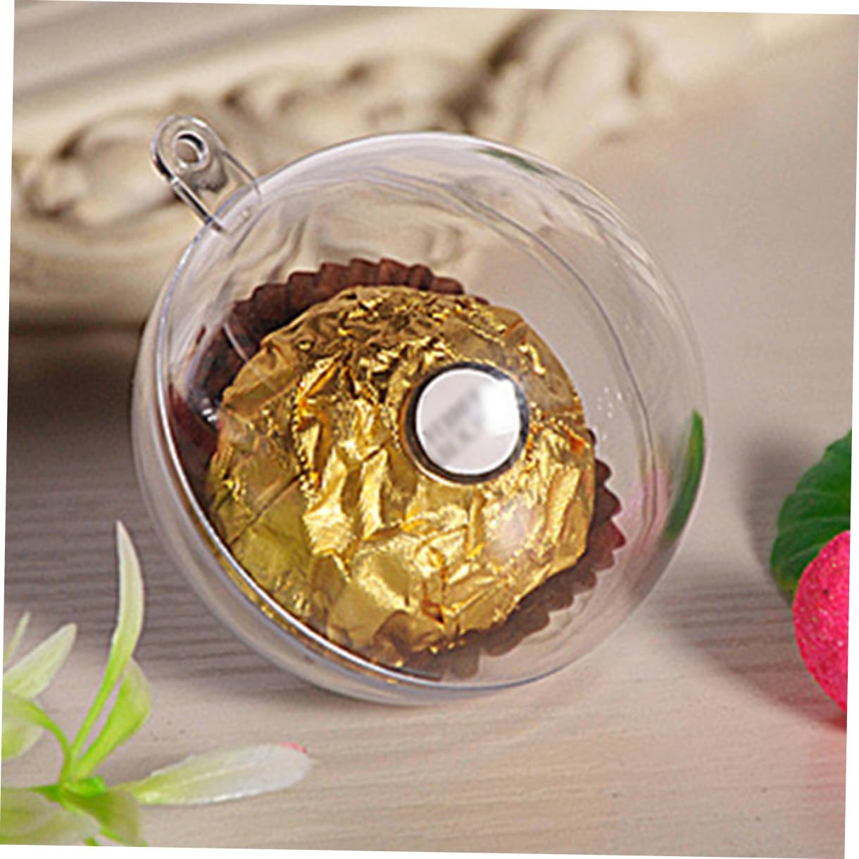 Cabilock 30 Piezas Bola Hueca de Navidad Adornos claros para Claro Bolas de Navidad Adornos navideños Bolas Transparentes rellenables Bolas de Navidad rellenables Claro Adornos de Navidad