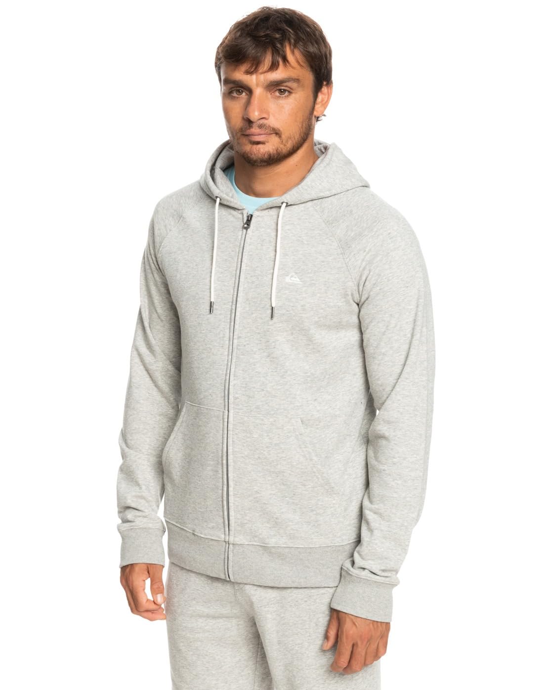 Quiksilver Essentials Raglan - Sudadera con Capucha y Cremallera para Hombre
