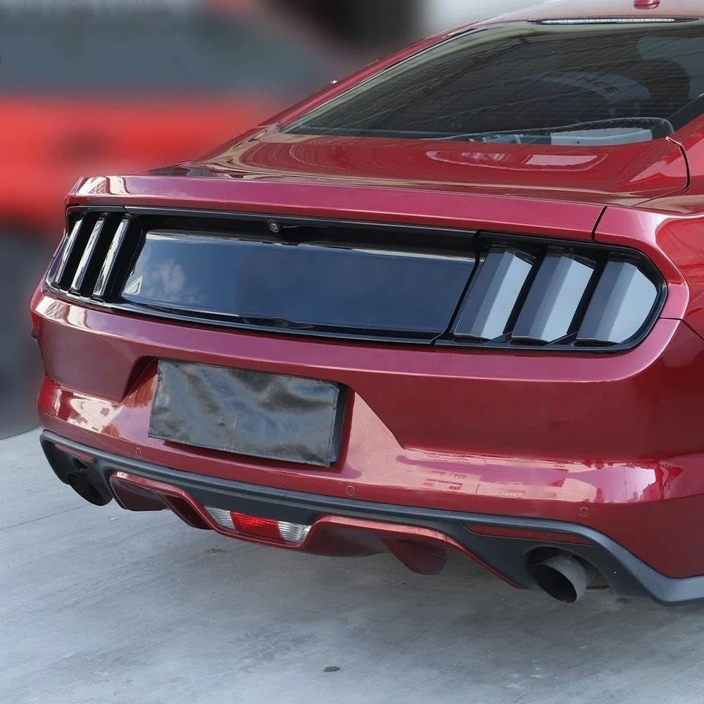 Trim Surround Smoked Black Car Taillight Tail Light Lamp Protective Decoration Cover For Mustang 2015-2017 Surround Trim