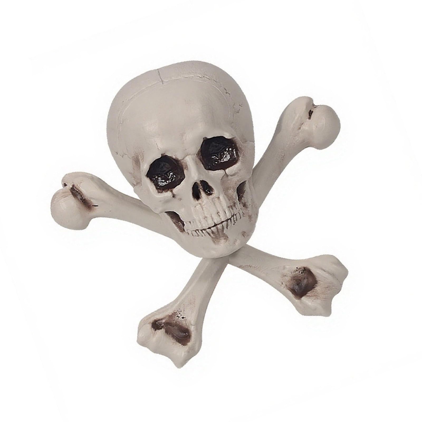 Hsioluted Skeleton Crosses Halloween Yard Decoration, Child-Safe Horror Party Accessories for Doors Scary Halloween Decors