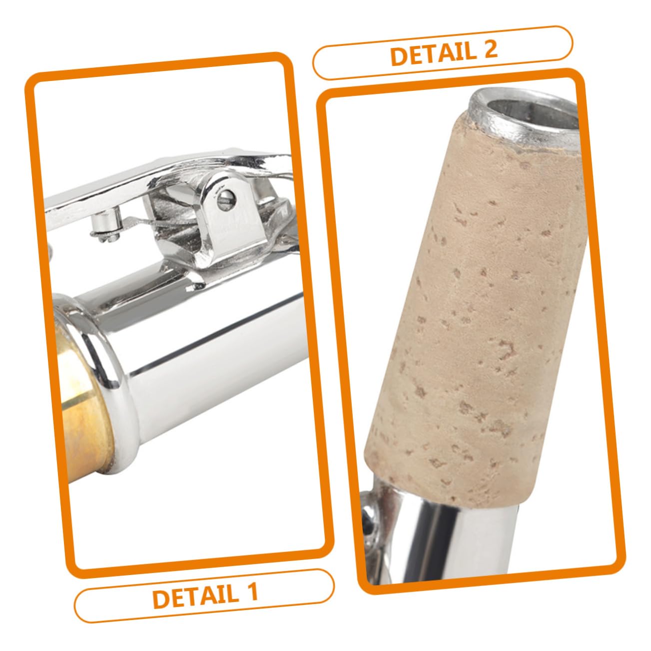 Saxofón Soprano Recto y Curvo, Juego de 2 Piezas de Cobre