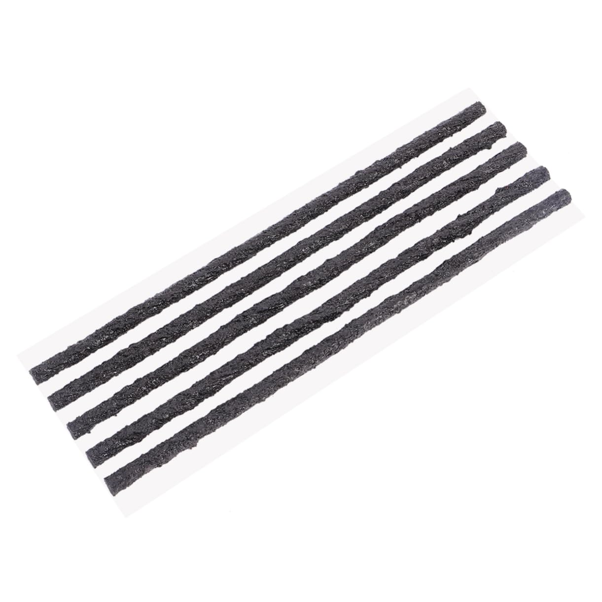 Mikinona 50Pcs Tire Repair Strings Heavy Duty Rubber Sealing Strips for Tubeless Tires Quick Puncture Fixing Tool Easy to Use Required Automotive and Motorcycle Tire Repair