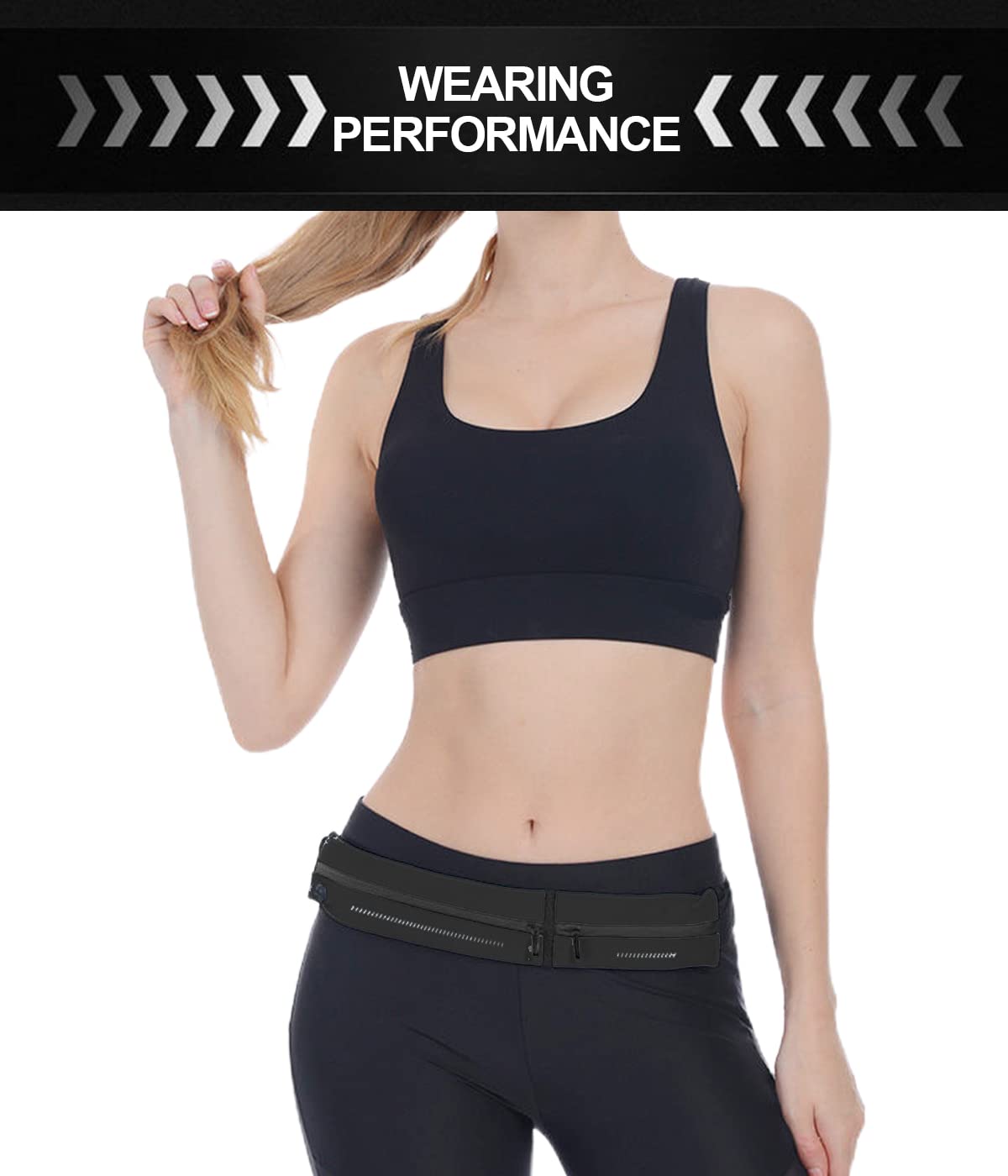 Marsupio Da Corsa Impermeabile Per Cellulare - Cintura Regolabile Con Strisce Riflettenti, Per Uomo E Donna - Foto 9