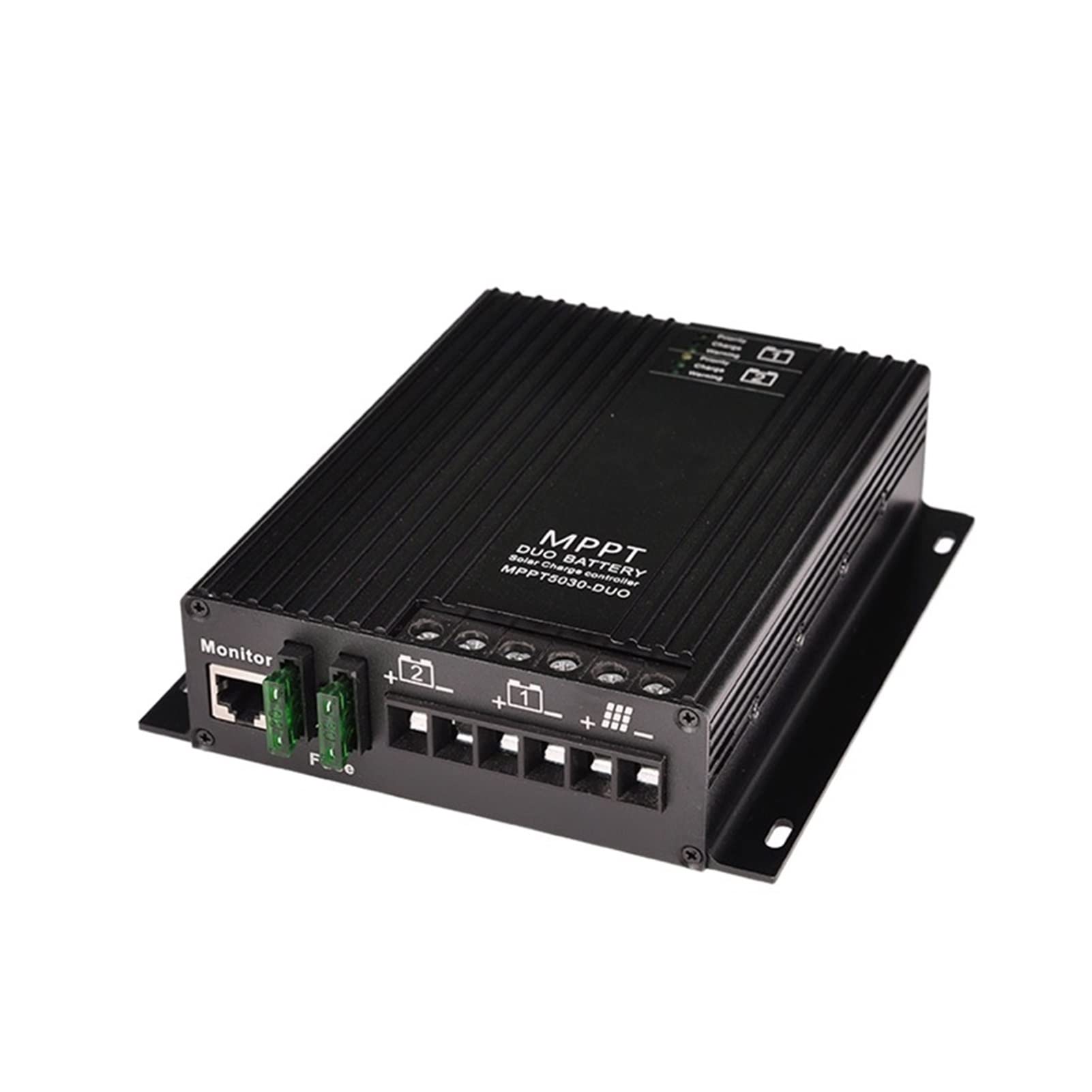 LNHHG 30A Controller 12V/24V For Lead-acid Lithium Dual Battery Solar Charger Controller Support Bluetooth 30A(30A LCD BT)