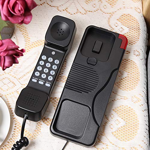 Teléfono fijo con cable y contestadora, negro miniatura 7
