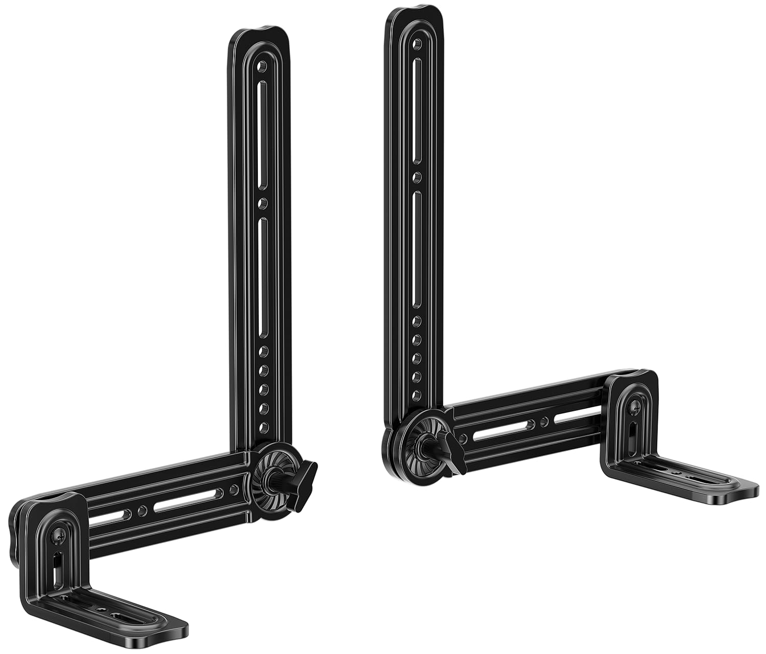 HCMOUNTING Soundbar Mount Under &amp; Above TV Installation for Most Sound Bars