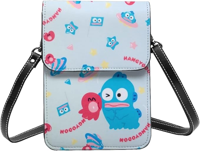 Amazon Co Jp ハンギョドン スマホポーチウォレット カジュアル カード入れ アニメ 携帯ポーチ 財布ポシェット ミニバッグ 携帯電話バッグ スマホ財布ポーチ ショルダー ポシェット バッグ ベルトポーチ携帯入れ 小銭入れ クロスボディ レディース メンズ 大容量 軽量