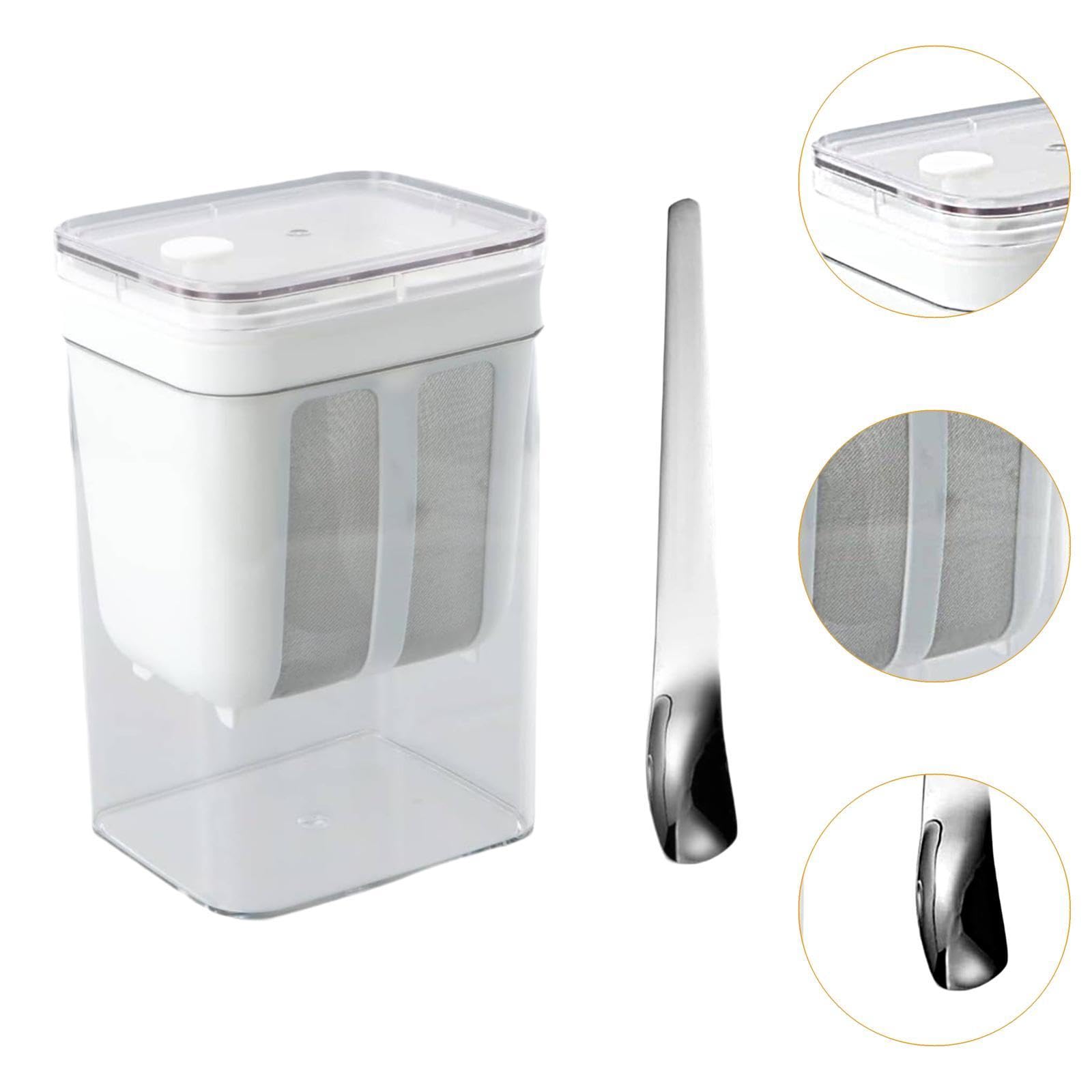 Greek Yogurt Maker Filtro Yogurt Colino Acciaio Separatore Siero Accessorio Mesh Riutilizzabile Facilmente Lavabile Adatto per Cucina Uso Familiare