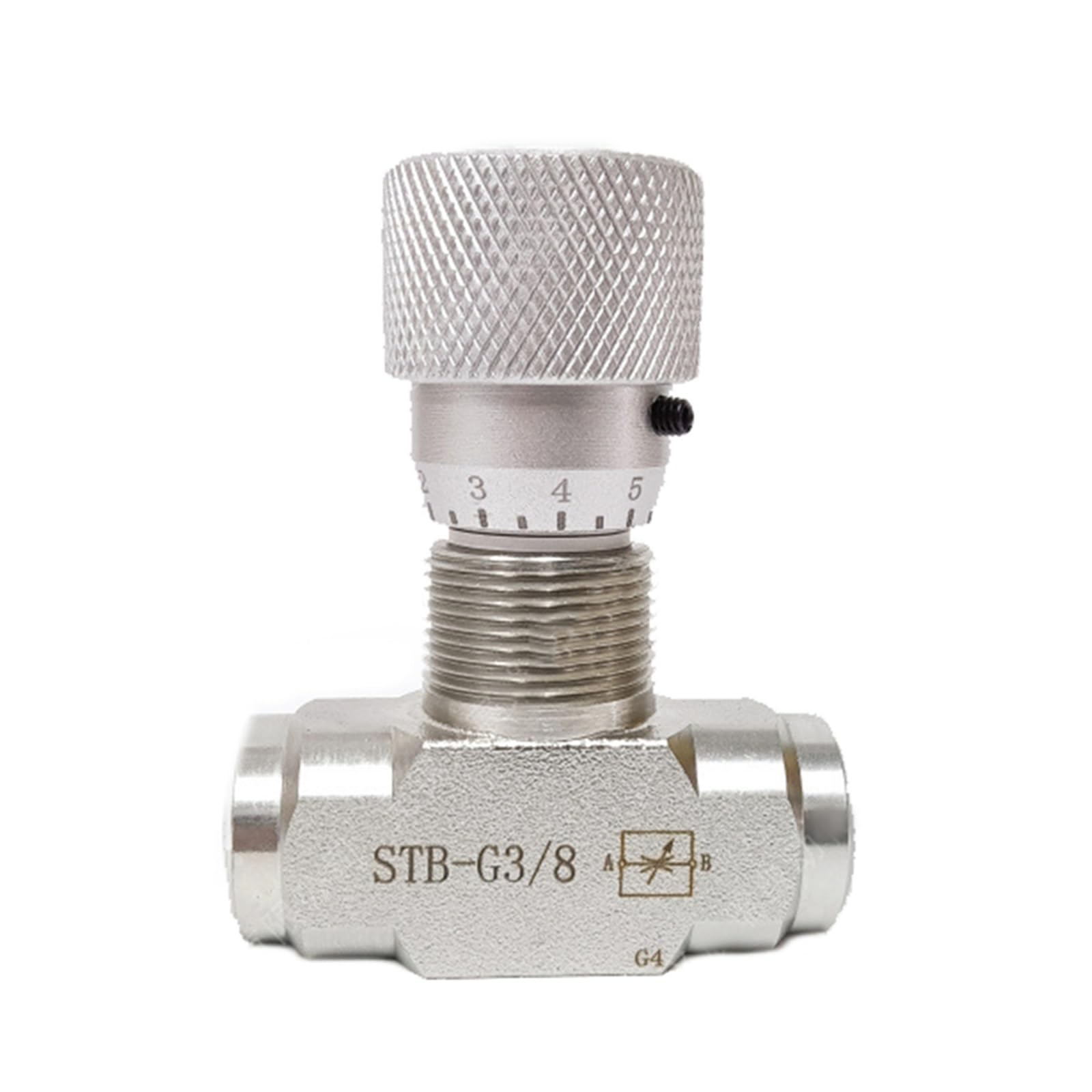 STB Series Throttle Valve G1/4 G3/8 Hydraulic Flow Control Valve Flow Limiting Hydraulic Valve(G1 4)