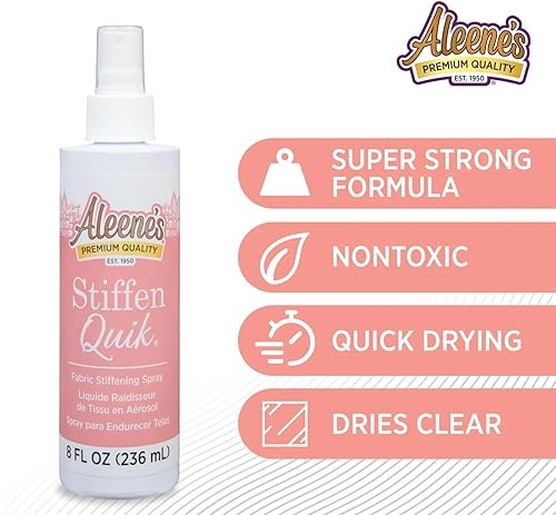 Miniatura 3 de Aleenes 15581 Stiffen-Quick - Espray de refuerzo de tela 8 onzas