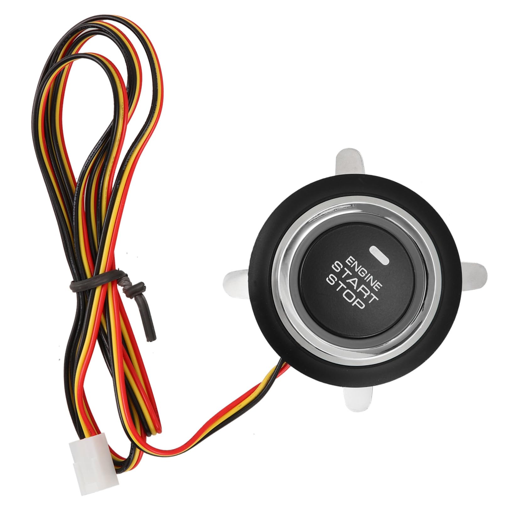 OUNONA 3 Pièces Bouton De Démarrage Bouton Start Kit De Démarrage à Bouton-poussoir Sans Clé Démarrage Par Bouton Poussoir Kit Pousser Pour Démarrer Appuyer Pour Démarrer Cuivre