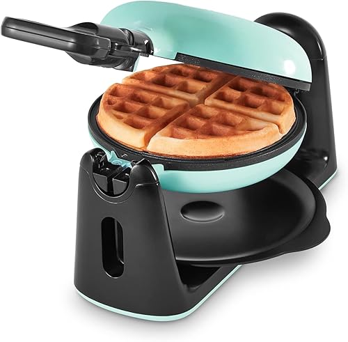 Miniatura 2 de DASH Flip Belgian Waffle Maker  Aqua & Deluxe Sous Vide Style - Máquina para hacer huevos con molde de silicona, apto para dieta keto y paleo,