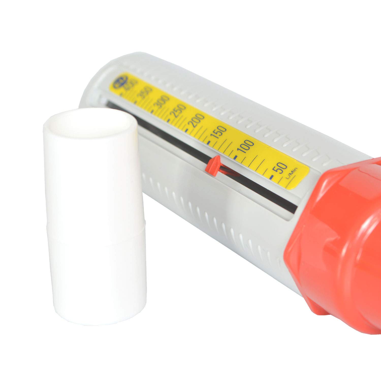 HaB Mini Wright Low Range Peak Flow Meter I Misuratore di funzione polmonare per misurare il flusso respiratorio massimo I 30-400 L/min I Peak Flow Misuratore per la casa I compatto e leggero