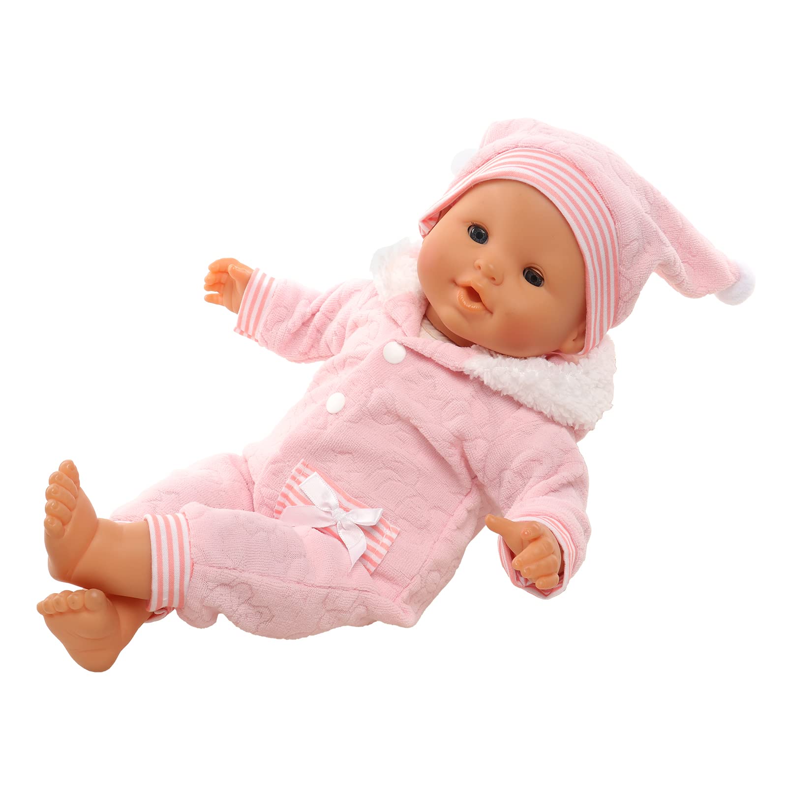 Miunana Ubranie, kombinezon dla lalek, ubranko dla lalek, 35-43 cm, różowy
