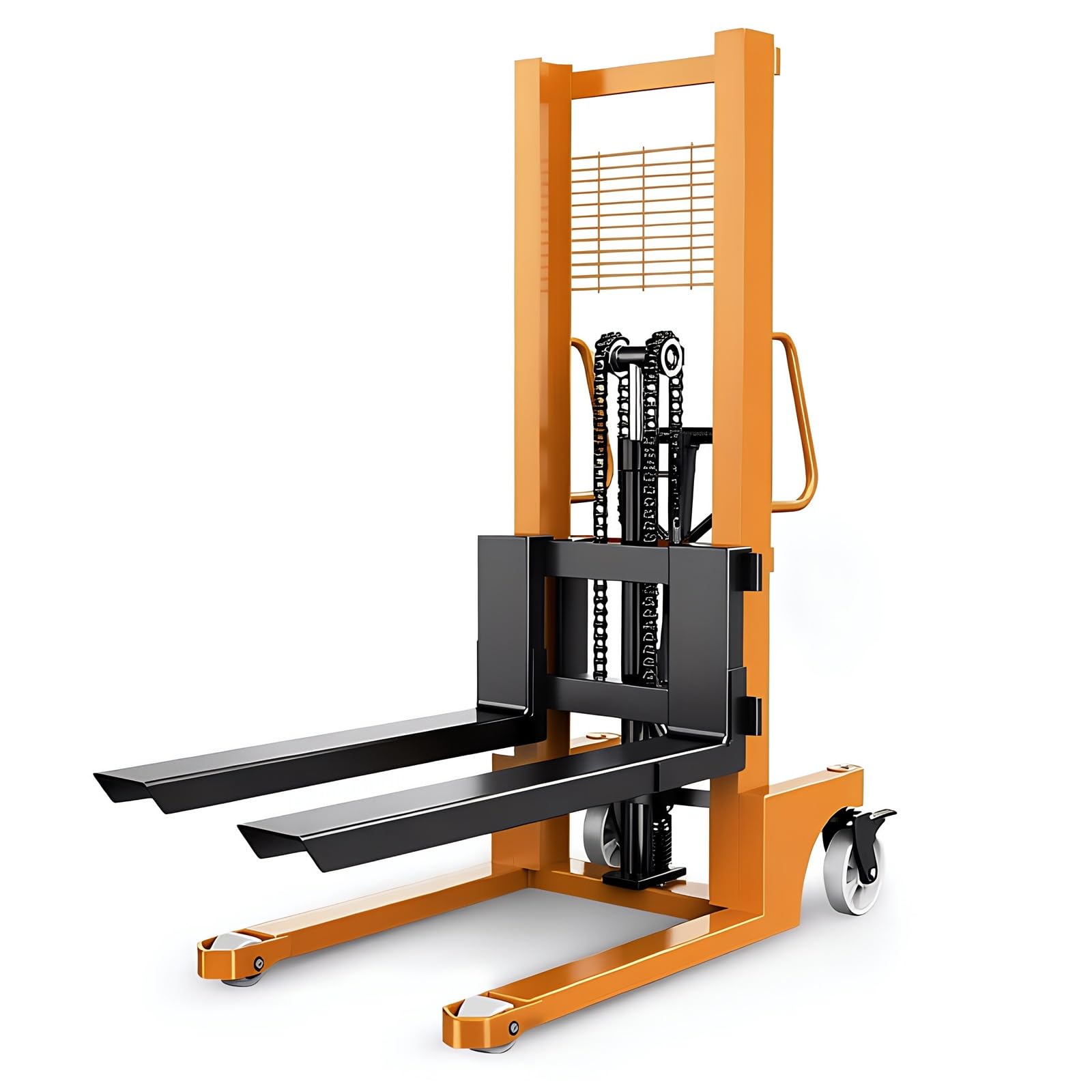 Cenz-888 pallet truck Hydraulic Hand Pallet Stacker 1000kg with 84cm Fork and Brake for Workshop