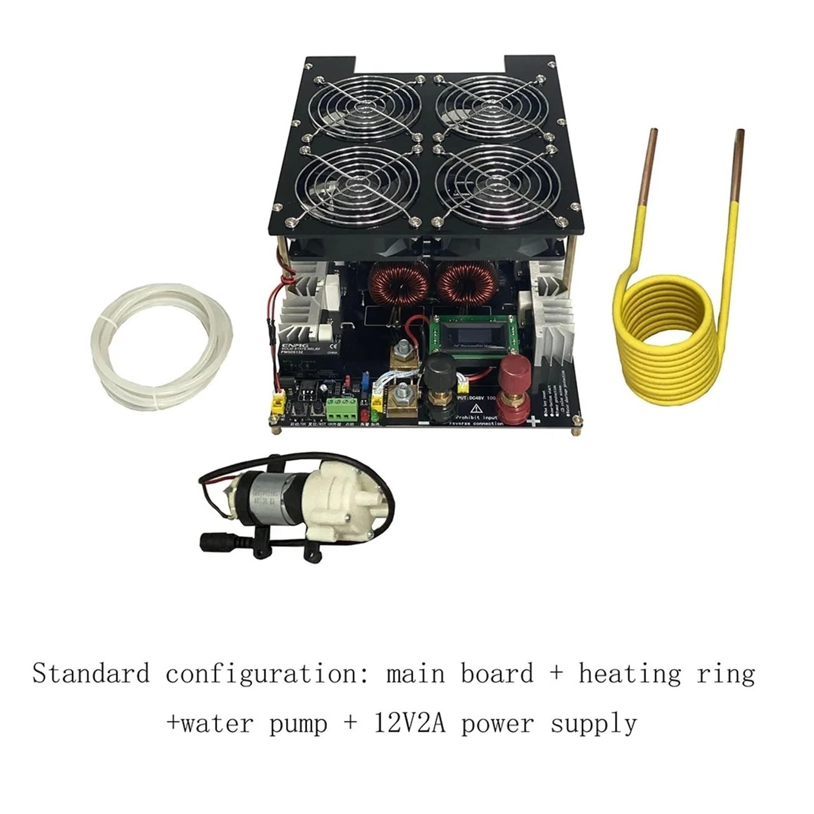 5000W ZVS nagrzewnica indukcyjna nagrzewnica indukcyjna płytka drukowana maszyna grzewcza stopiony metal + cewka + pompa + zasilacz