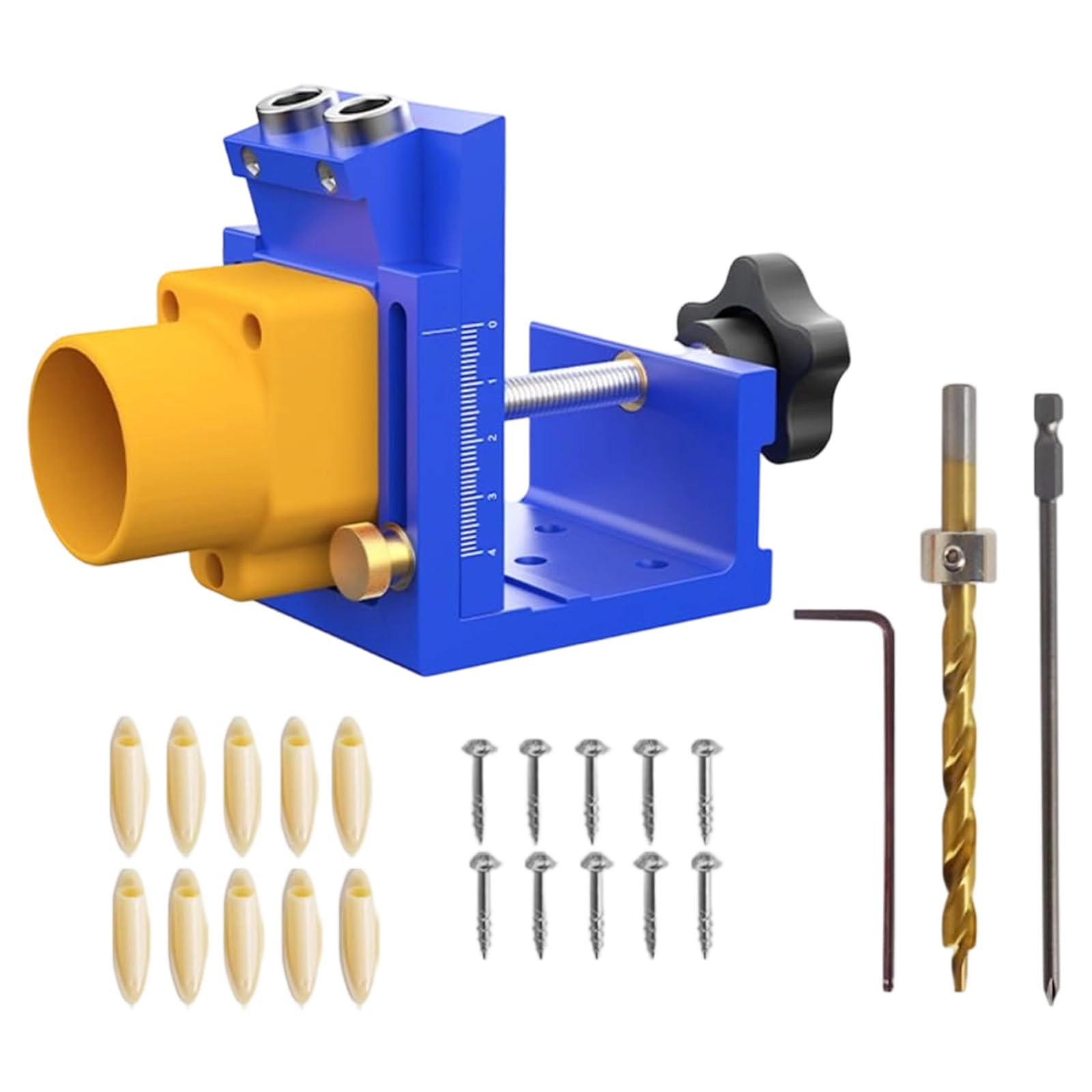 Geavonyg Blue Hole Locator Ensures Efficient In Decorative Framing And General Woodworking Tasks For Strong Connection Collection Jigs