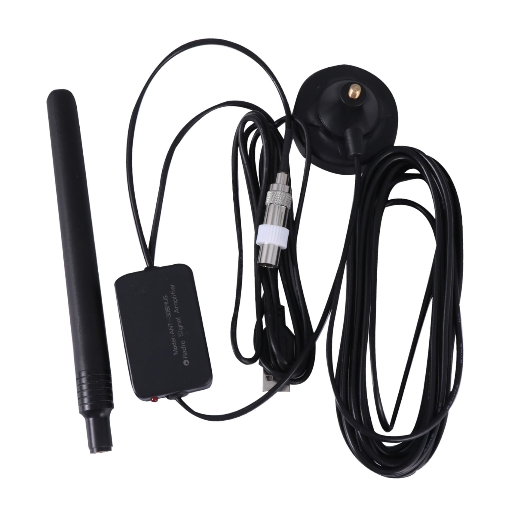 Lurrose Améliorée Ant Plus pour Maison Antenne Durable et Compacte et Noir