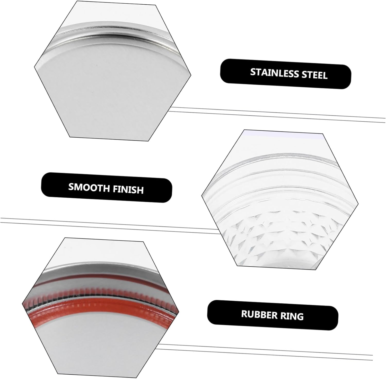 Unomor 10pcs Sealed Honey Jars Juice Storage Bottles for Freshness Odor Food Storage for Jam and Condiments