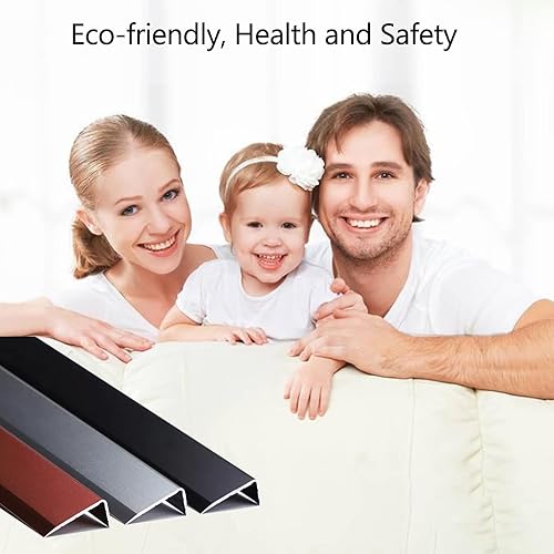 Miniatura 6 de Tira de transición de borde dorado para escaleras, borde decorativo para suelo de azulejosmadera, protección contra umbral de ventana, protector de