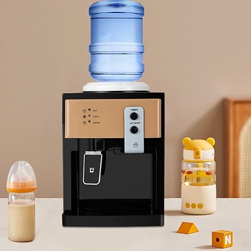 Miniatura 13 de Dispensador de enfriador de agua de carga superior, dispensador de agua de escritorio, enfriadores de agua fría y caliente, dispensador de enfriador