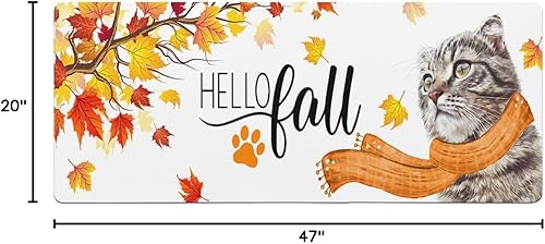 Miniatura 2 de Tapete de baño de animales de Acción de Gracias para bañera, antideslizante, de secado rápido y absorbente, tierra de diatomeas, fregadero de ducha