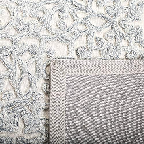 Ivory Hand-Tufted Wool 8' x 10' Area Rug