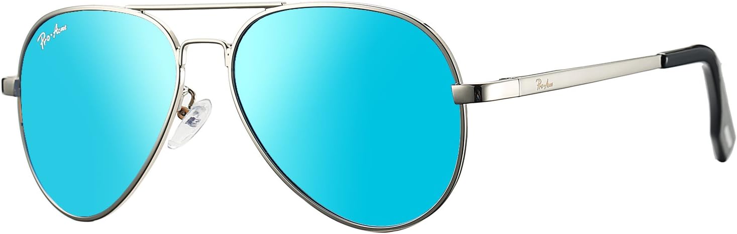 A3 Silver Frame/Blue Mirrored Lens