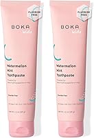 Vista 12 de Boka Pasta de dientes sin flúor Nano hidroxiapatita - Sabor a sandía y menta, 4 onzas 1 paquete Fabricado en EE. UU