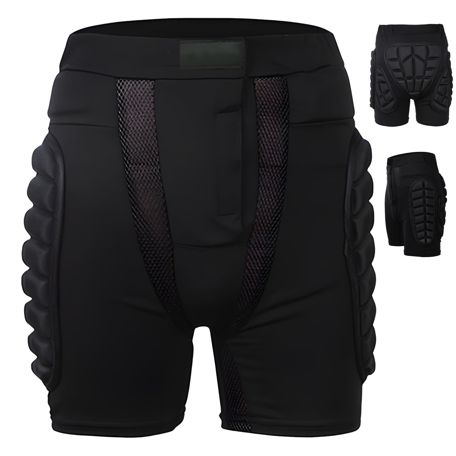 Pantalones cortos protectores acolchados 3D, acolchado de protección, pantalones de protección de cadera, equipo de protección de cadera para snowboard, patinaje, patinaje, ciclismo al aire libre