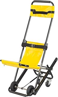 SnamicE Silla de escalera, silla elevadora para uso de evacuación de bomberos de ambulancia, 350 libras, color amarillo