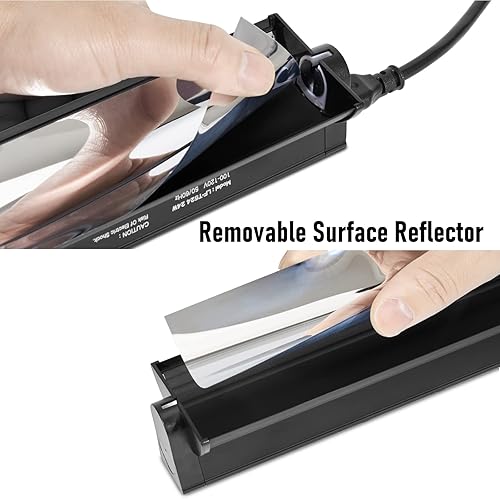 Miniatura 2 de Luz de reptil UVB HO T5 de 8 W, lámpara UVB para reptiles con bombilla, lámpara de reptil con bombilla UVB de 10.0, luz de terrario para tortugas