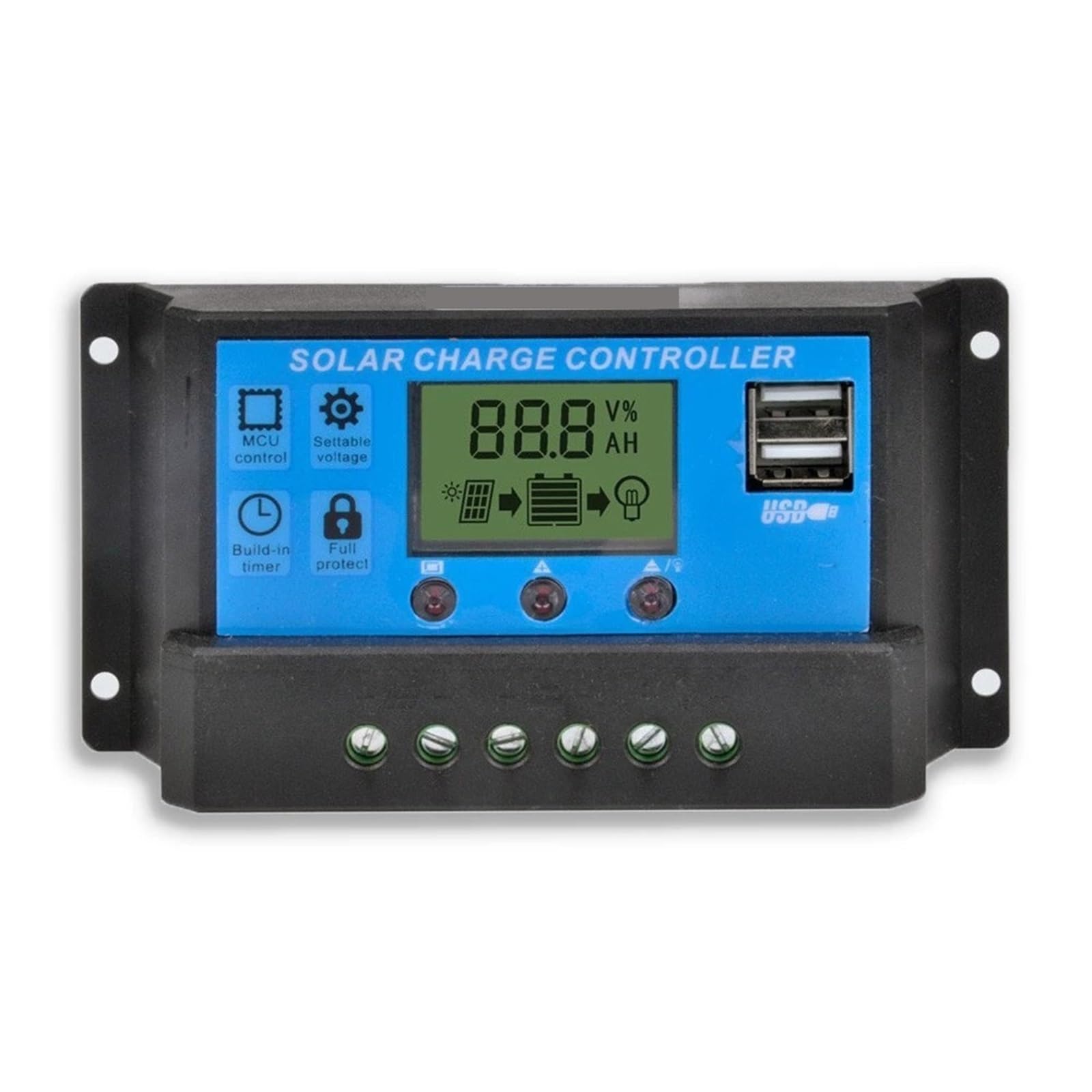 Regolatore di carica solare, Regolatore Di Carica Solare Automatico 12V/24V(20A)