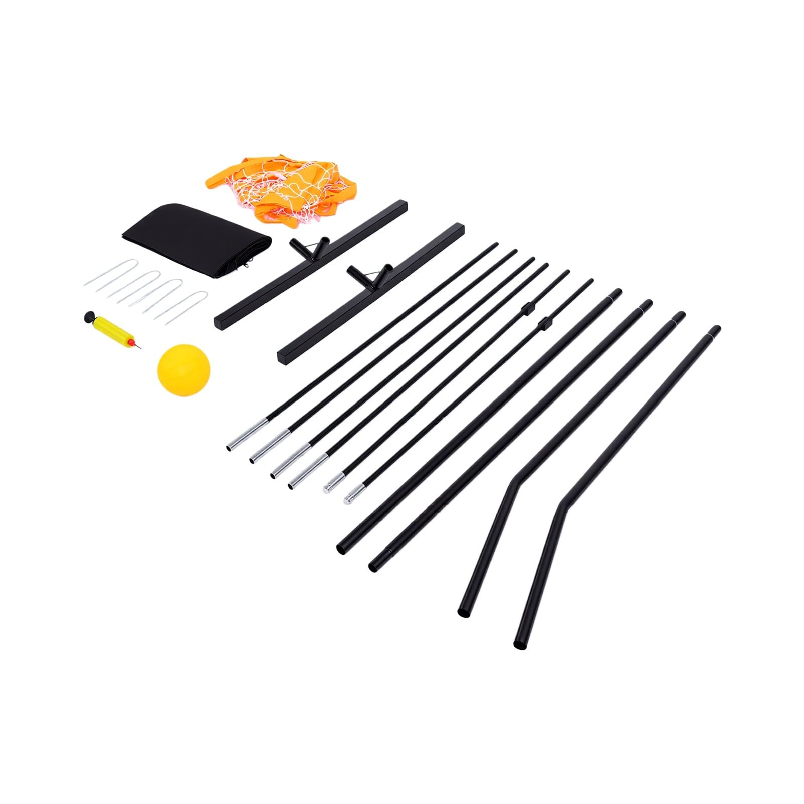 Red de Voleibol Portátil 12x8 Ft, Ajustable para Patio y Entrada