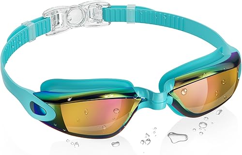 Miniatura 20 de Aegend Gafas de natación, gafas de natación sin fugas, protección completa para adultos, hombres, mujeres y jóvenes