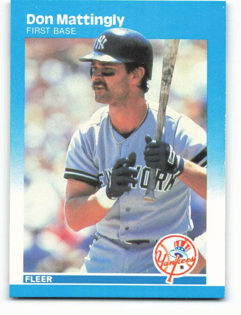 1987 Fleer #104 Don Mattingly New York Yankees MLB Baseball Card NM-MT
