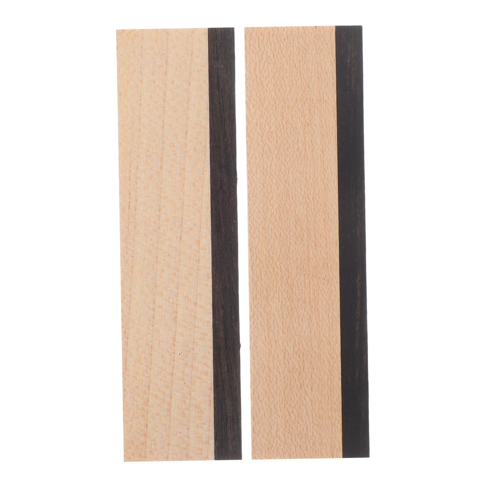 Toyvian Selle de Chevalet en Bois Marron en Érable et Ébène Pont Découpé et Rainuré Accessoire pour Guitares Acoustiques pour Guitare Dobro