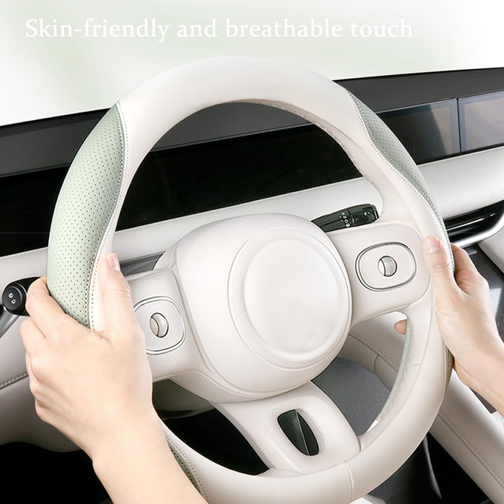 Housse De Volant Pour Renault 5 E-Tech (R5) 2024-2025 – Cuir Synthétique Antidérapant, Respirant – Protection Et Style - 4