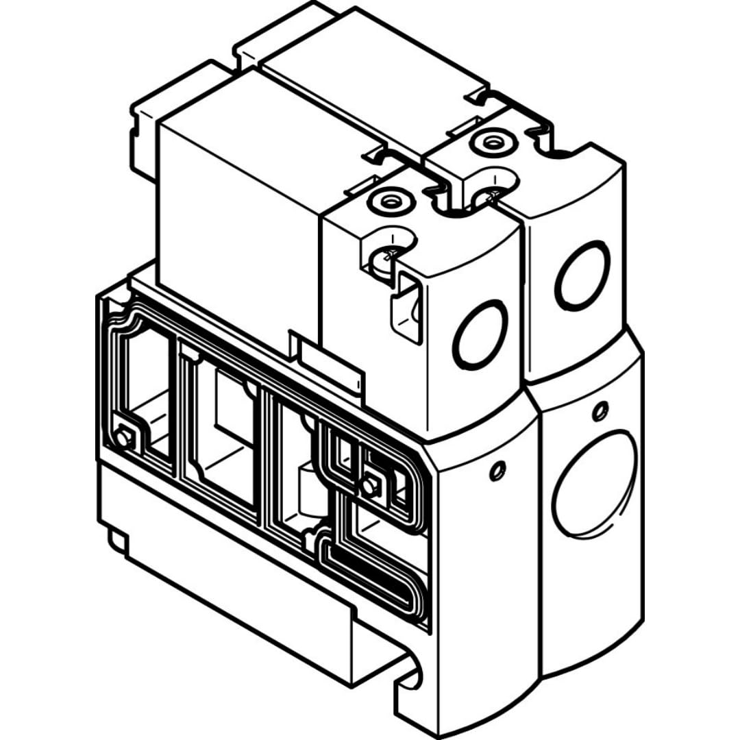 Électrovanne VSVA-B-P53U-D-A2-3AC1 Festo originale 546691 pour distributeur pneumatique