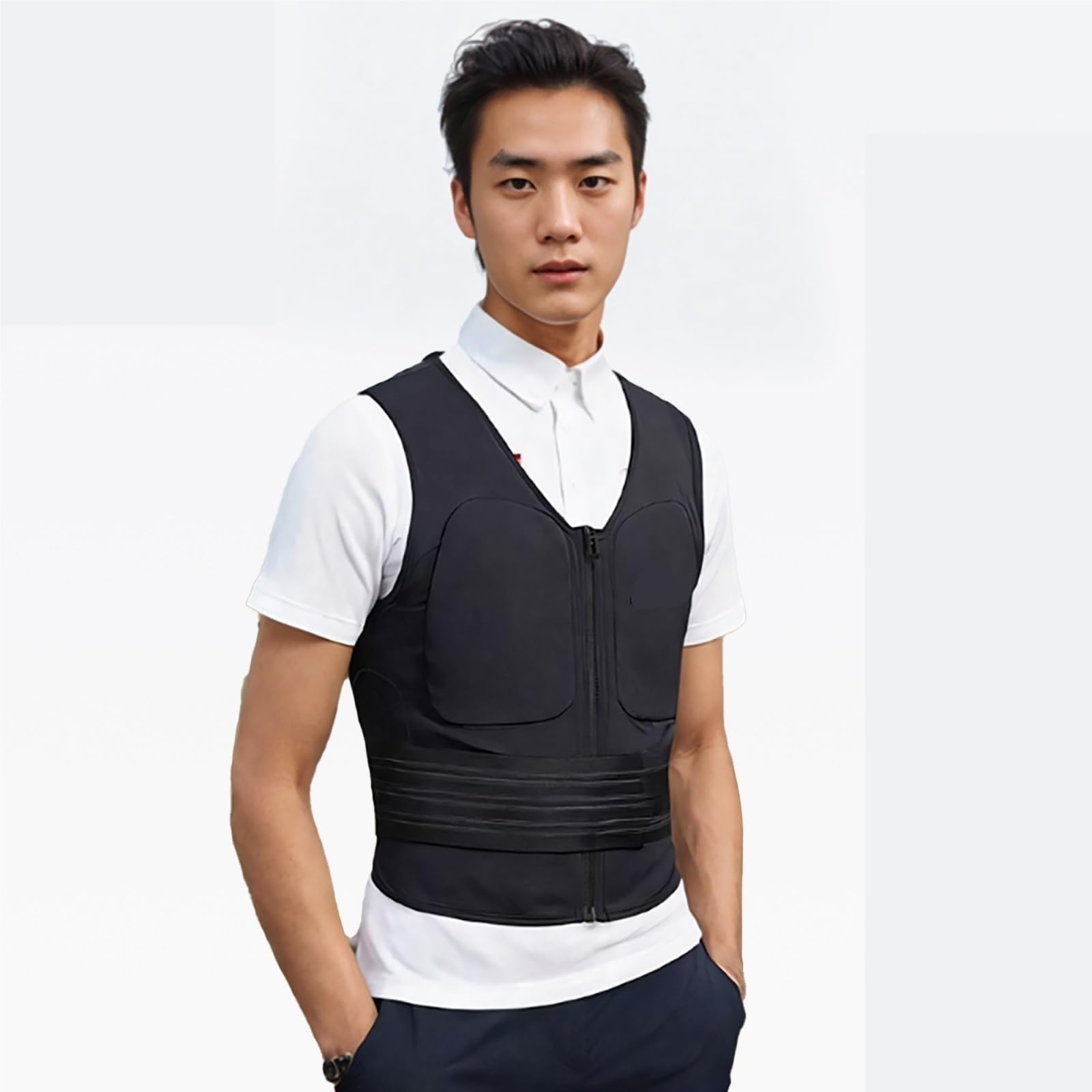 Chaleco de Equitación Chaleco Protector for Montar a Caballo, Tanto for Hombres como for Mujeres, Adecuado for prevenir caídas y colisiones.(L)
