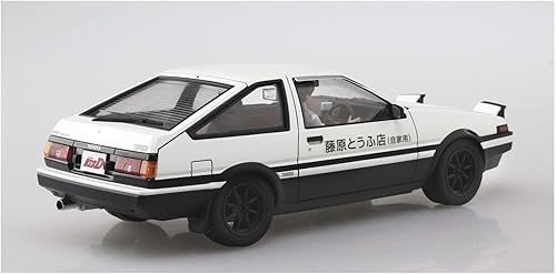 Miniatura 4 de Aoshima Inicial D Fujiwara Takumi AE86 Trueno con Figura 124 Escala Modelo Kit