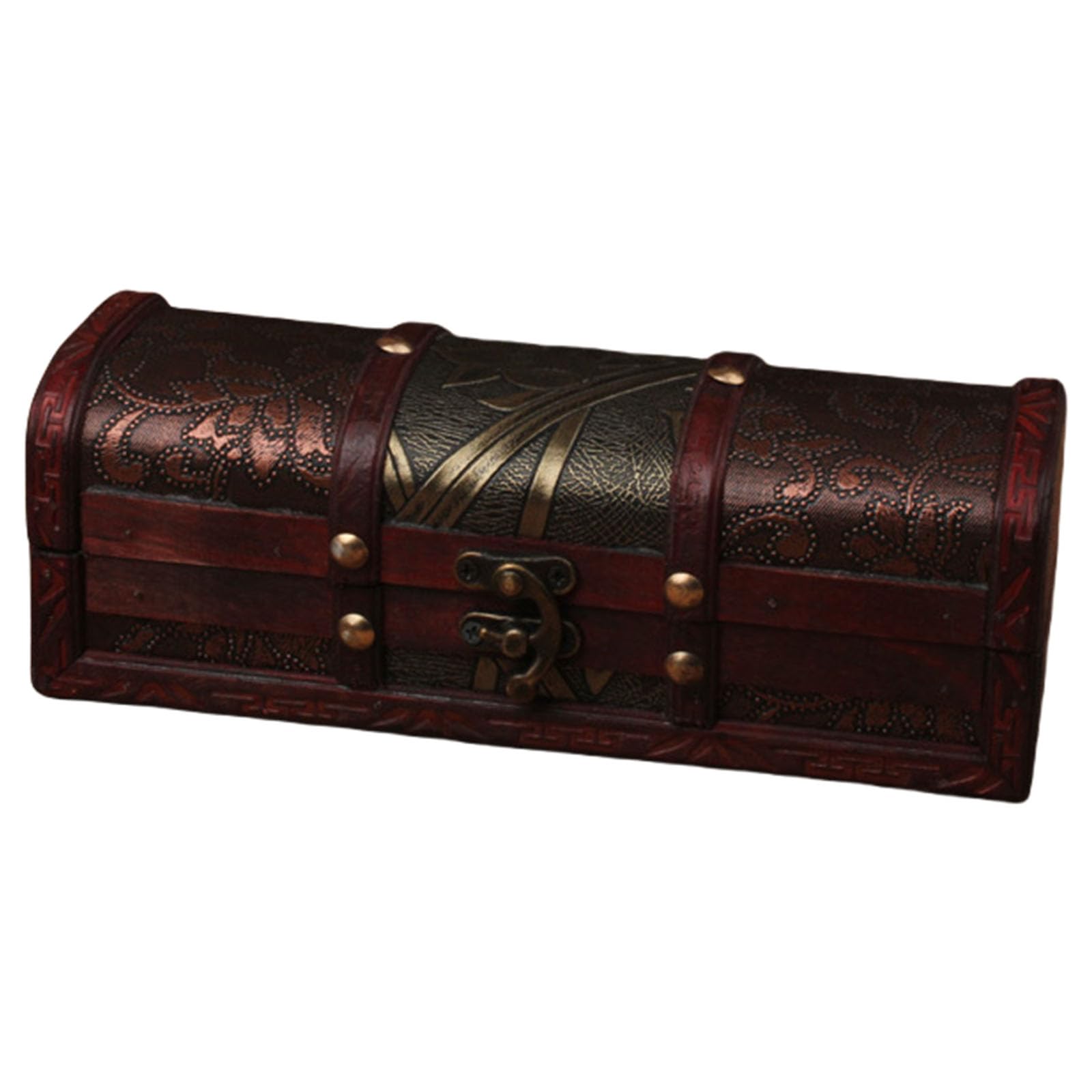 DABAIXIONG Multipurpose Decorative Sturdy Wood Hairpin Storage Chest Ideal For Bedroom Display Solution Or Room Decoration