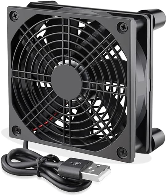 GDSTIME 120mm USB Computer Fan 120mm Fan DC 5V USB Cooling Fan 120mm PC Fan For Xbox TV Box Router Receiver DVR Projector