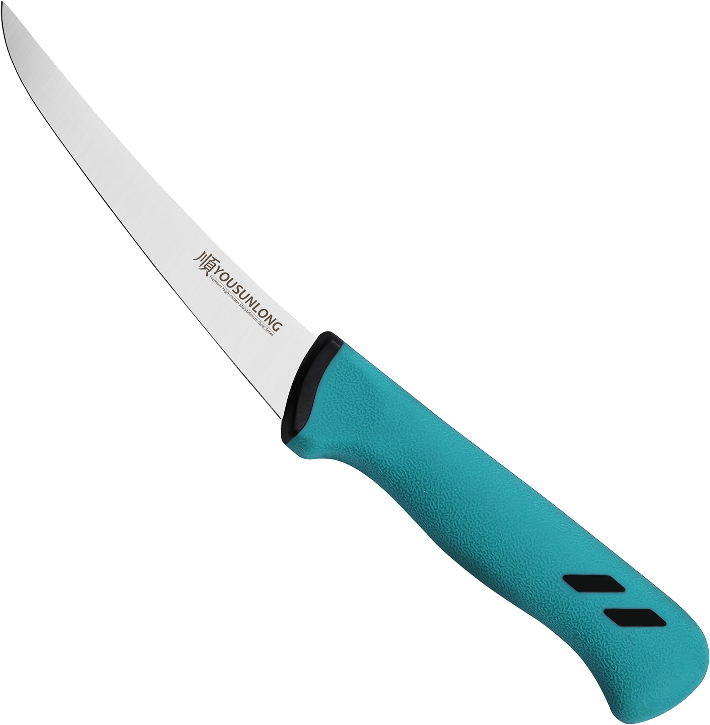 Curved Boning Knife 6"(152mm) - High-carbon molybdenum steel blade - Butcher's Kitchen Boning Knife - Ergonomic & non-slip handle