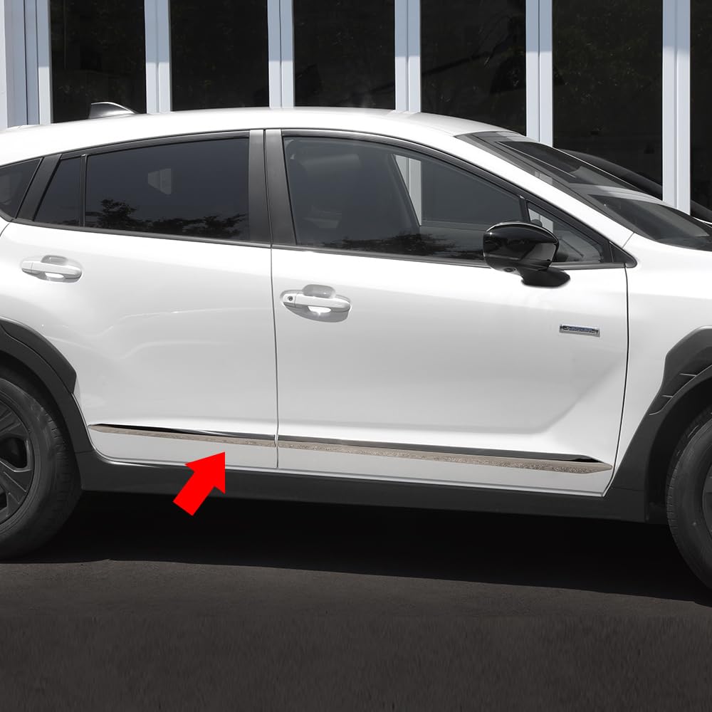 SUBARU Crosstrek ドアアンダーガーニッシュ CROSSTREK アクセサリー】ドアアンダーガーニッシュ - YouTube
