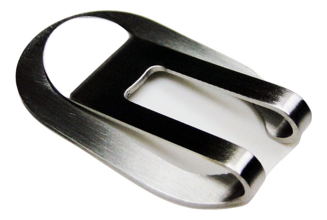 Silver Stainless Steel Slim Money Clip #2